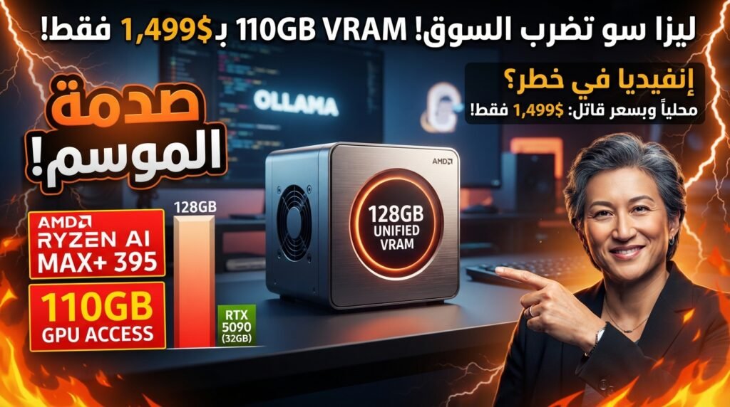 صدمة موسم العتاد: ليزا سو تقتحم ملعبي « إنفيديا » والاشتراكات السحابية بجهاز خارق بـ 1,499$ فقط!